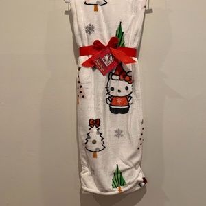 Hello Kitty Christmas Blanket Throw